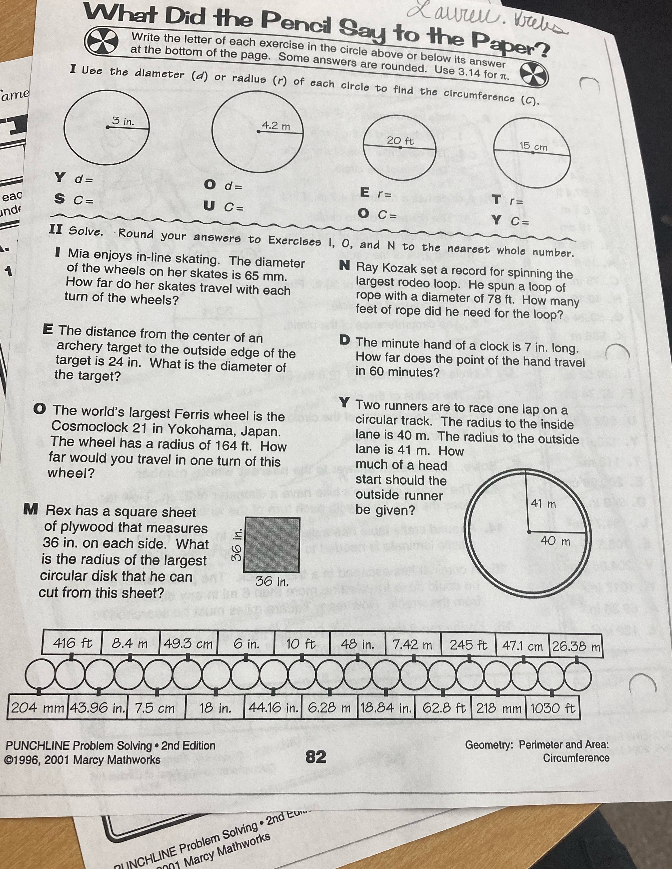 Can someone solve this What Did the Pencil Say to