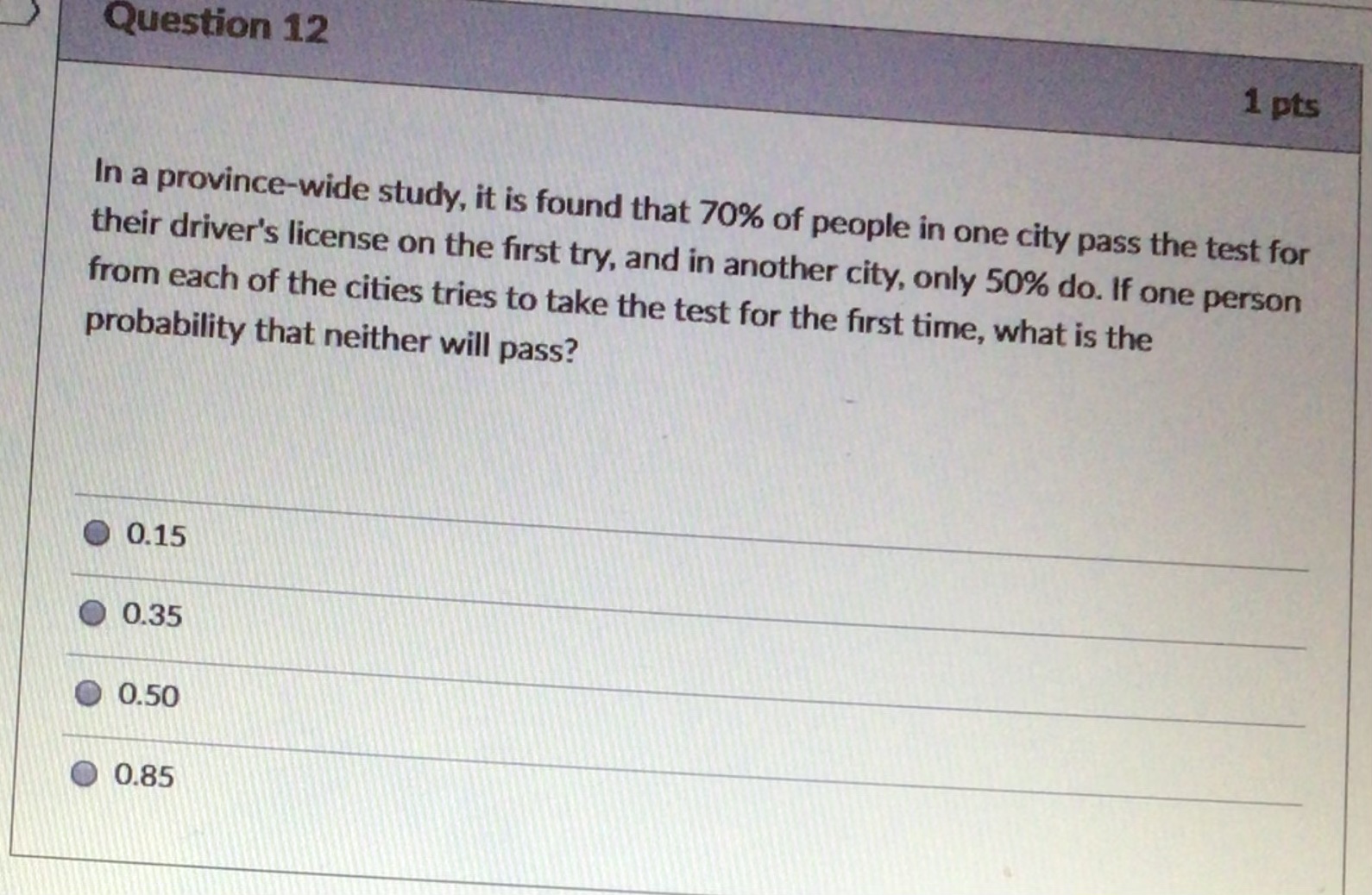 D Question 13 1 pts A child is allowed to have 2