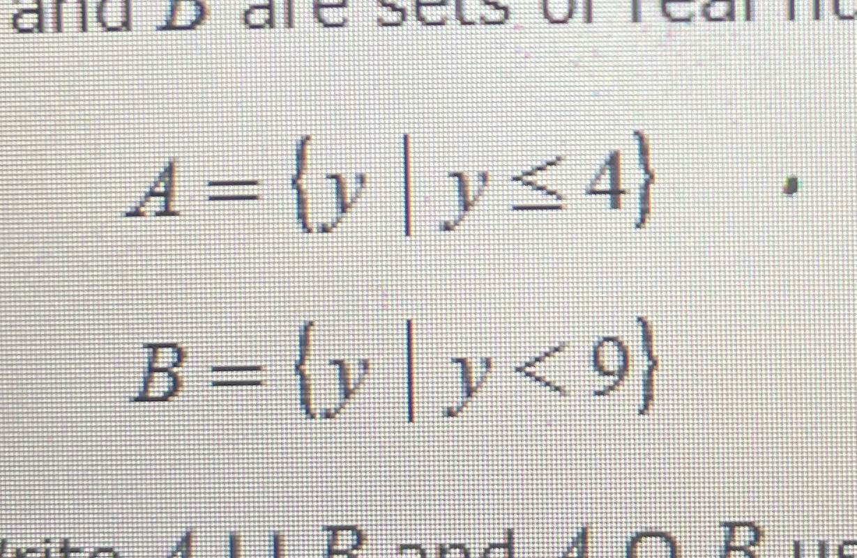 Union and intersections of intervals \f