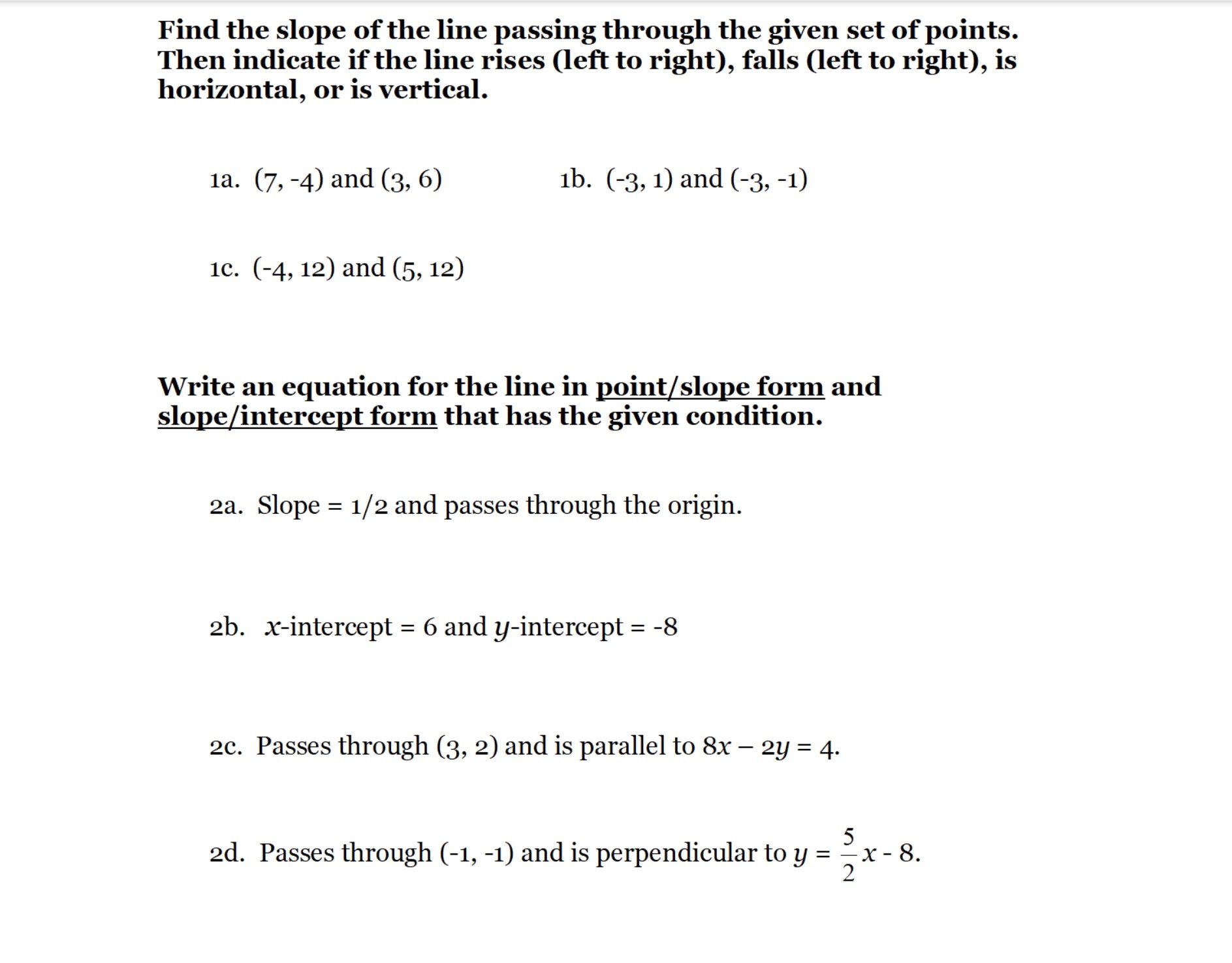 Hello could you show me the steps to solve these