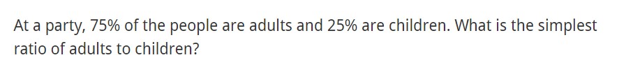 Find the ratio and express the answer to its