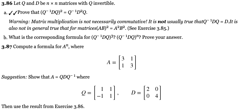 Please answer in detail. 3.86 Let Q and D be n x
