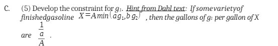 C. (5) Develop the constraint for gr. Hint from