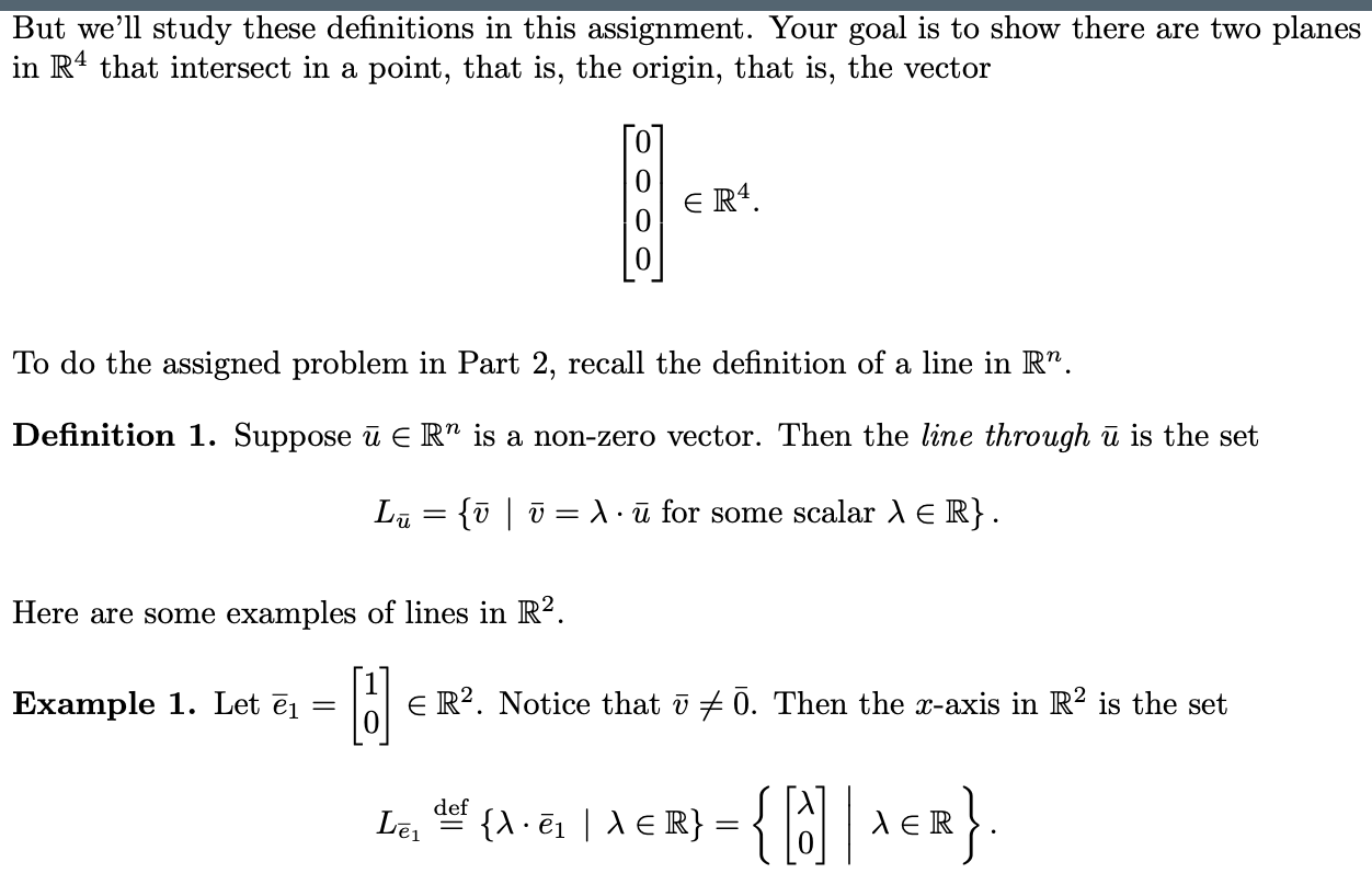 But we'll study these definitions in this