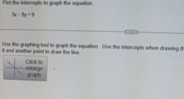 Use the graphing tool to graph the equation. Use