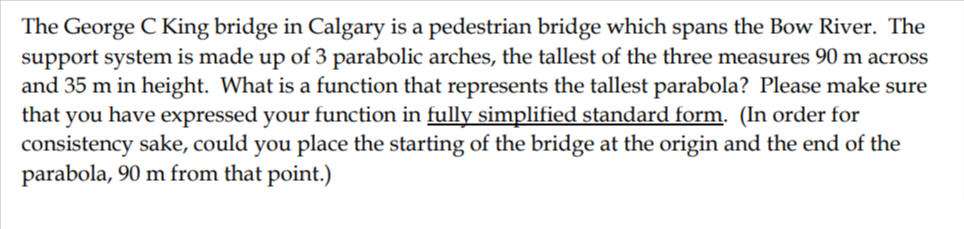 The George C King bridge in Calgary is a