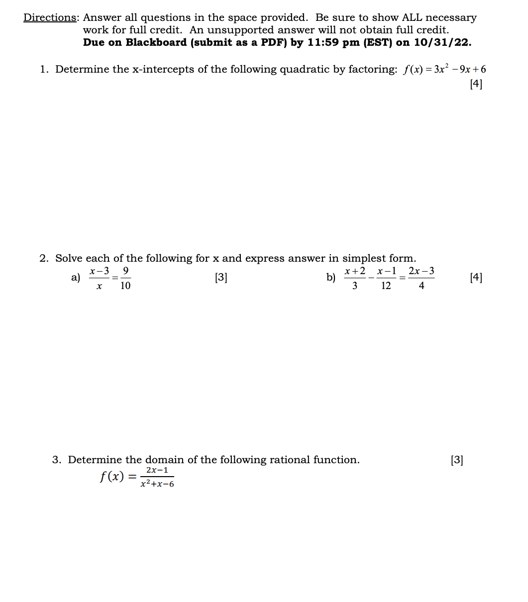 Directions; Answer all questions in the space