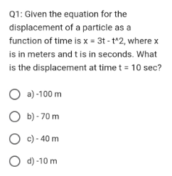 ENGINEERING MECHANICS Answer each problem. Show