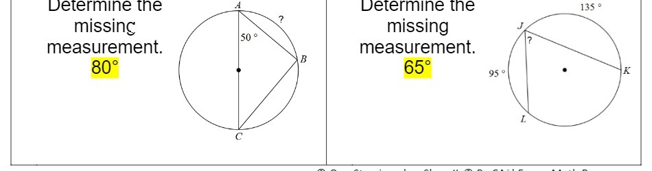 Determine the 4 Determine the 135 0 missing 50 0