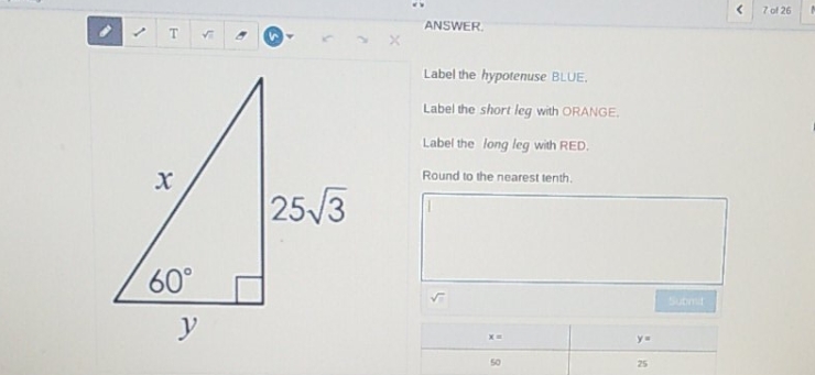 plsss help ? 7 01 26 ANSWER. T X Label the