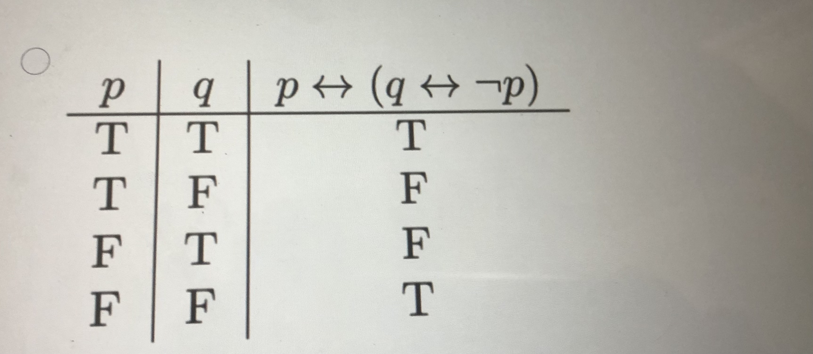 Problem 5. Which of the following is the truth