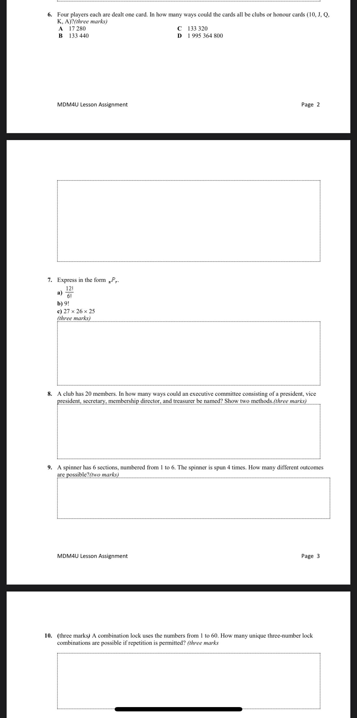 In this assignment you are going to focus on: