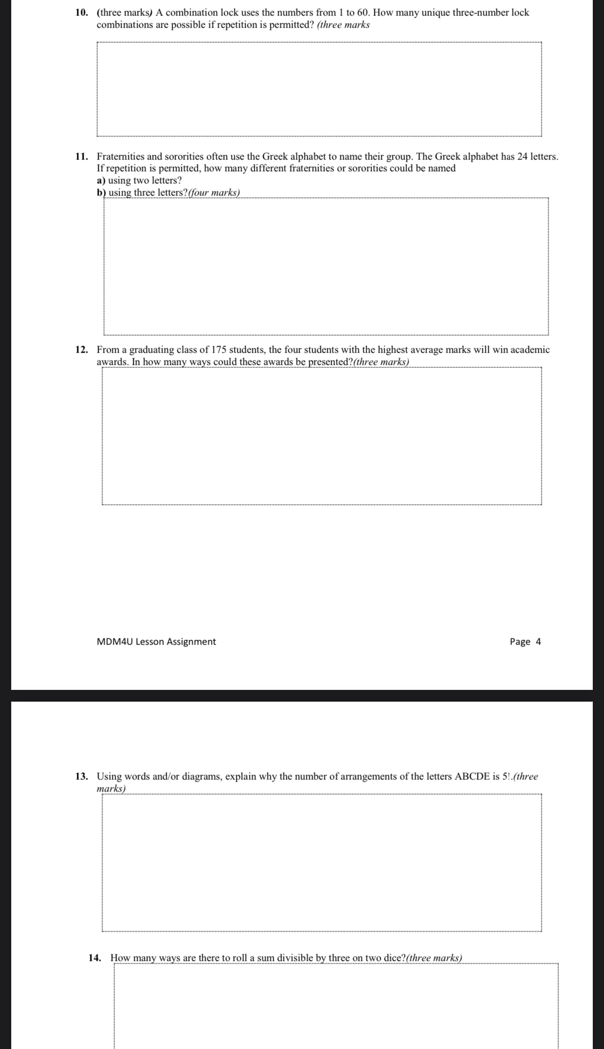 In this assignment you are going to focus on: