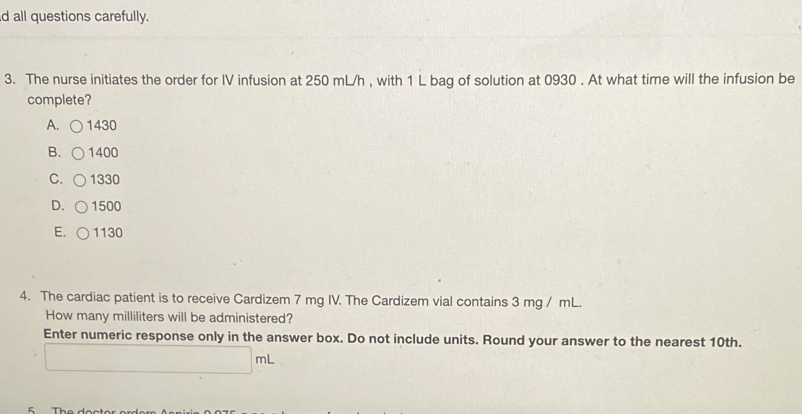 Question 3 is the one I need help with. Thank you