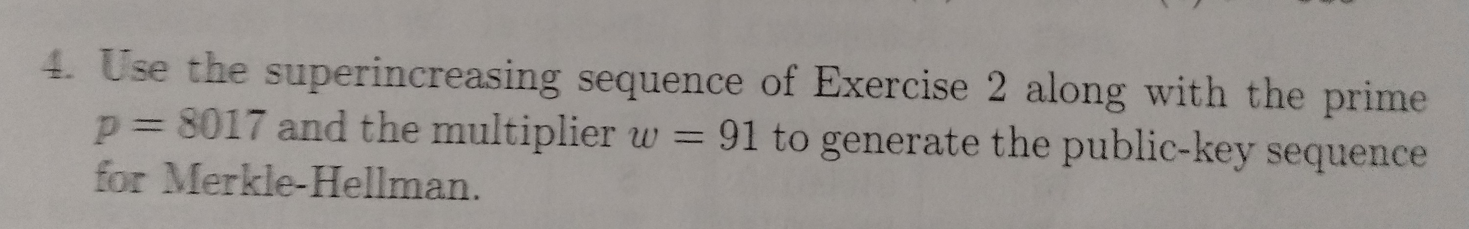 I need help with this problem in Cryptology
