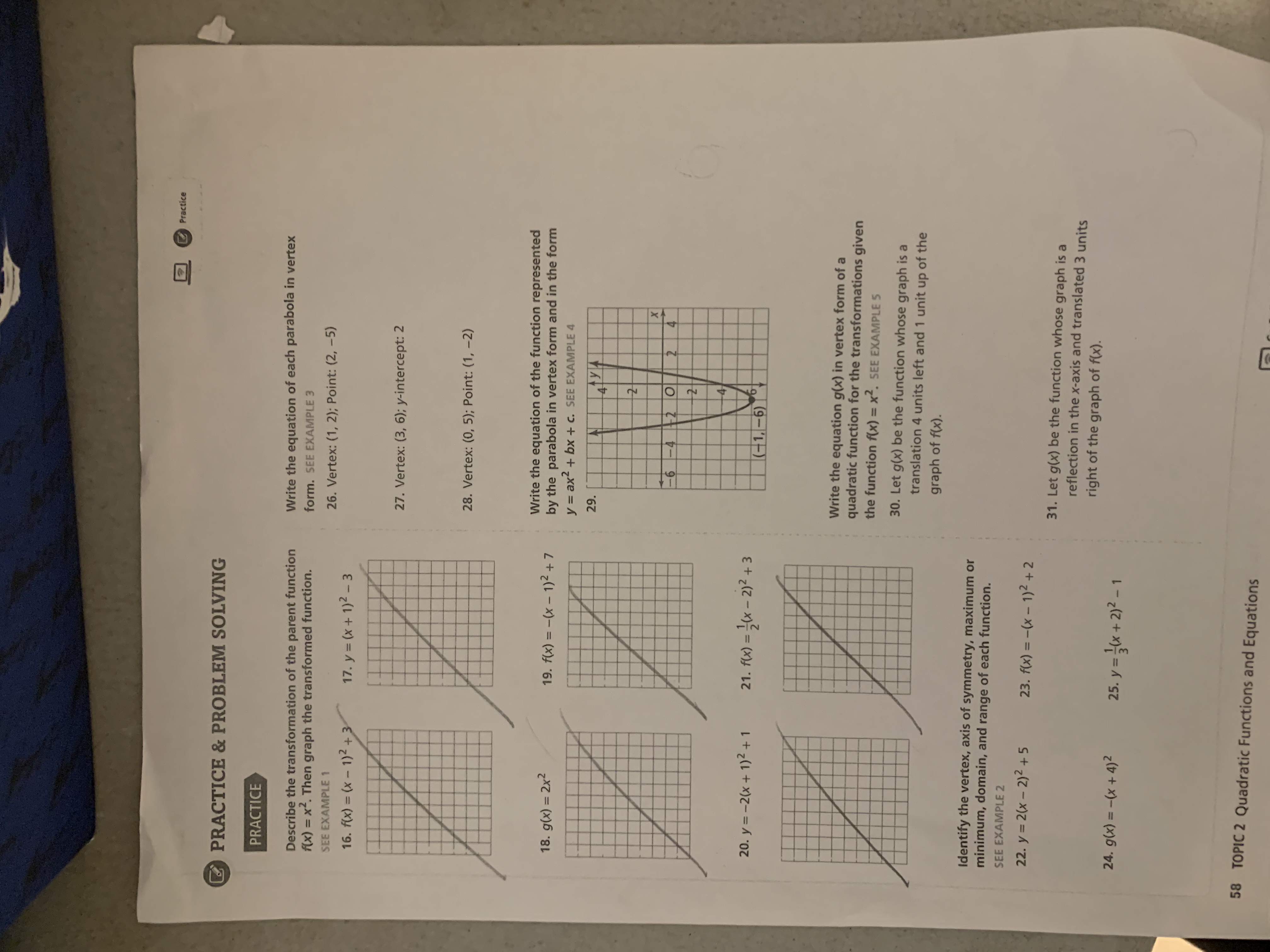 2 Practice PRACTICE & PROBLEM SOLVING PRACTICE