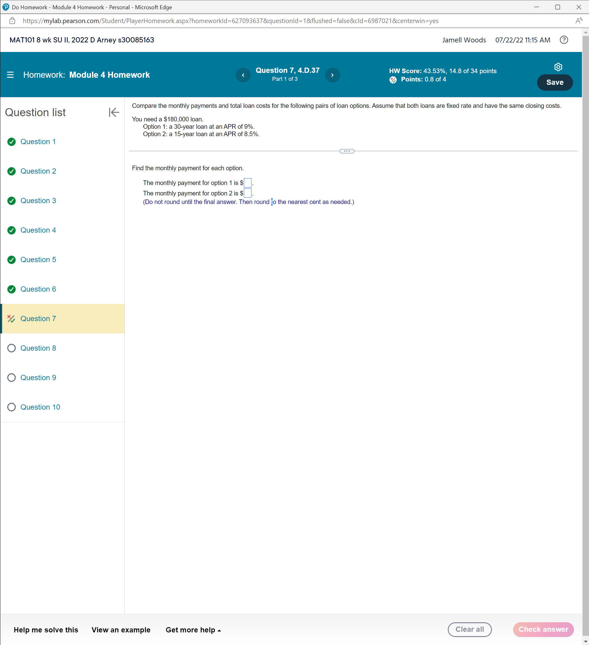 Do Homework - Module 4 Homework - Personal -