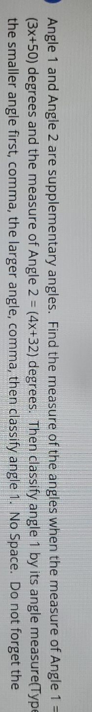 #21 please help Angle 1 and Angle 2 are