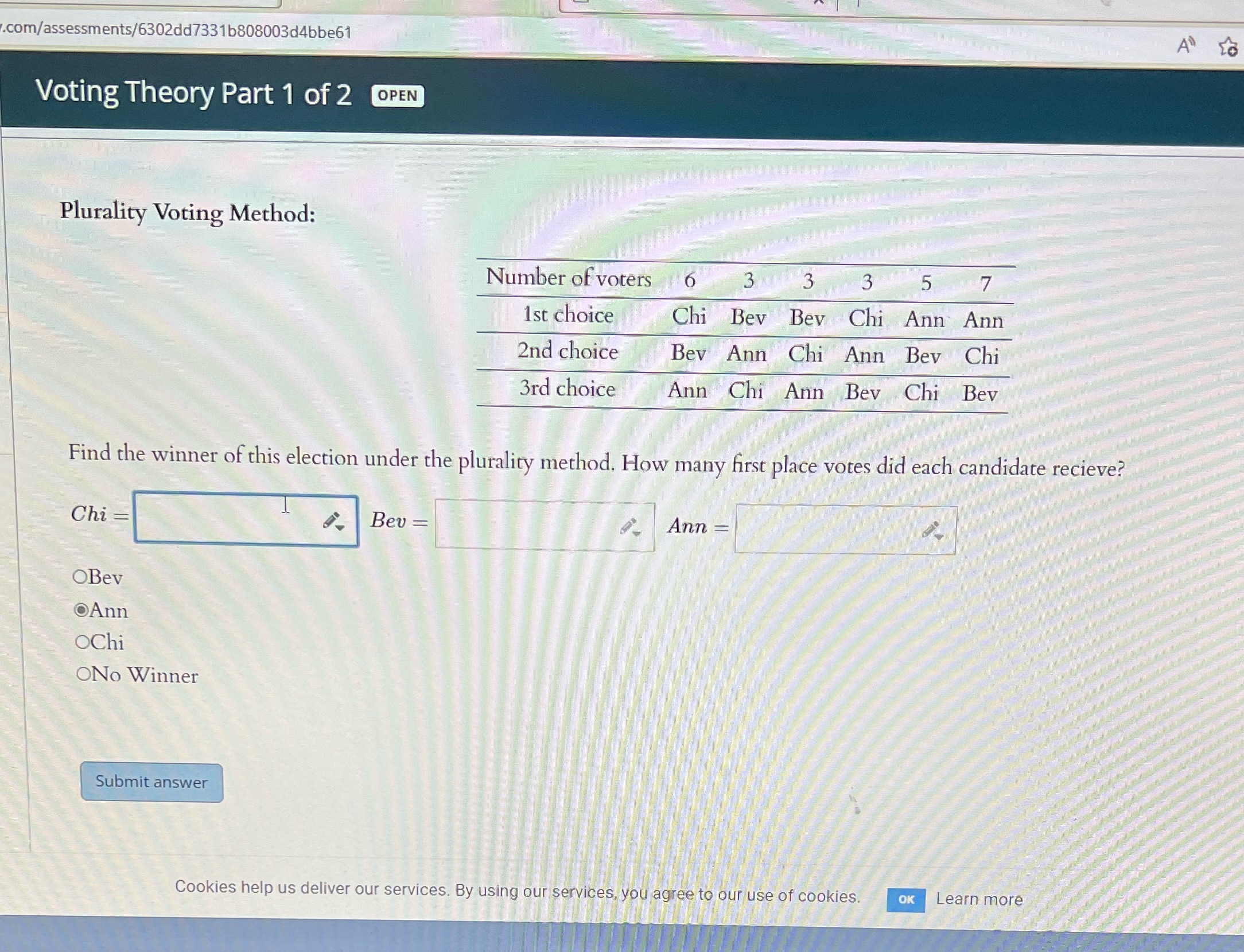 .com/assessments/6302dd7331b808003d4bbe61 Voting