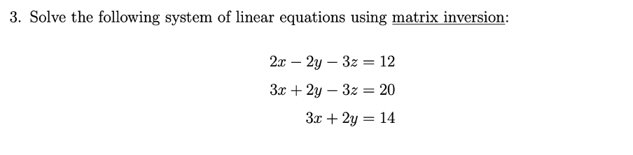 2. Consider the following matrix: 2 2 3 A = 3 2 3