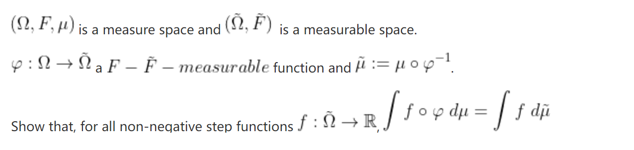 (9: F: I') is a measure space and (9: F) is a