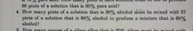 I dont know how to set this up in an equation 60