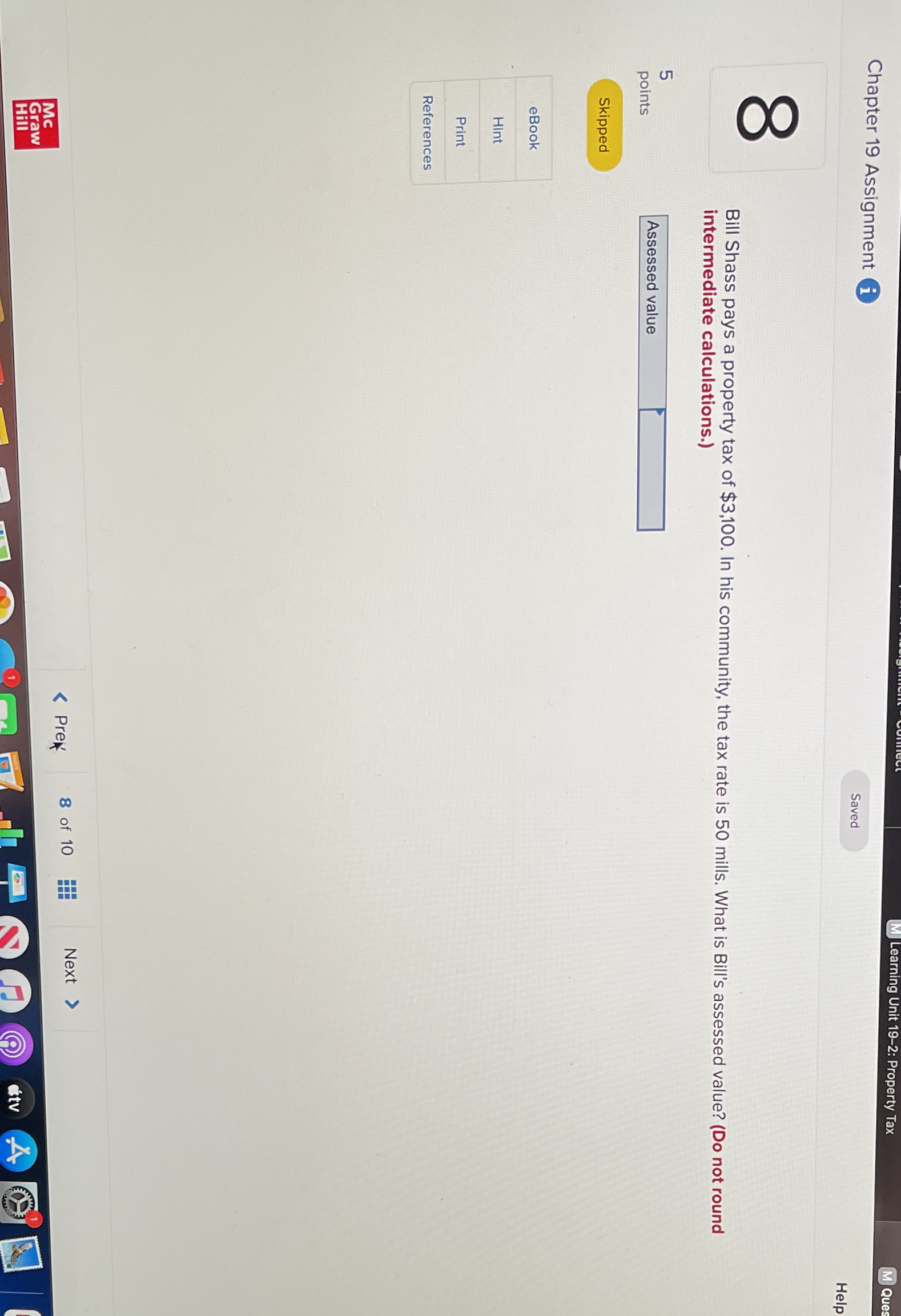 Property Tax M Que Chapter 19 Assignment Saved