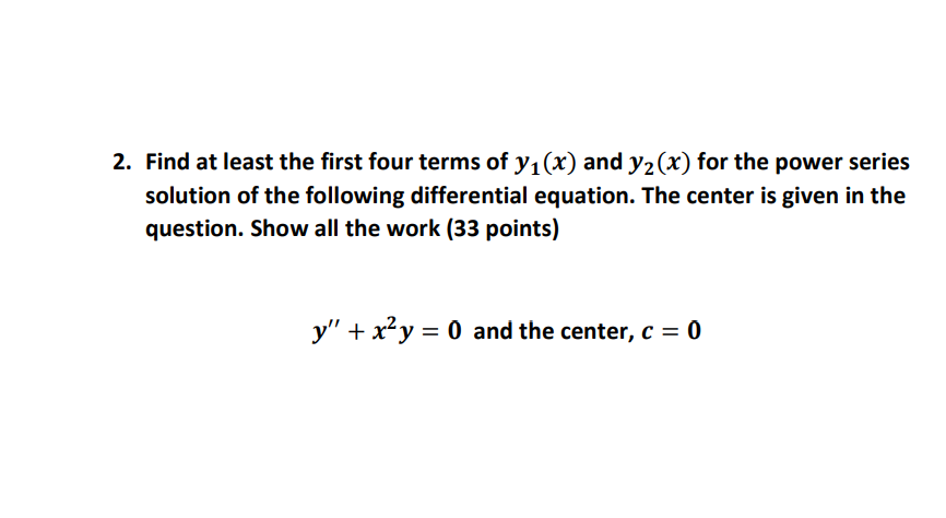 Help me please 2. Find at least the rst four