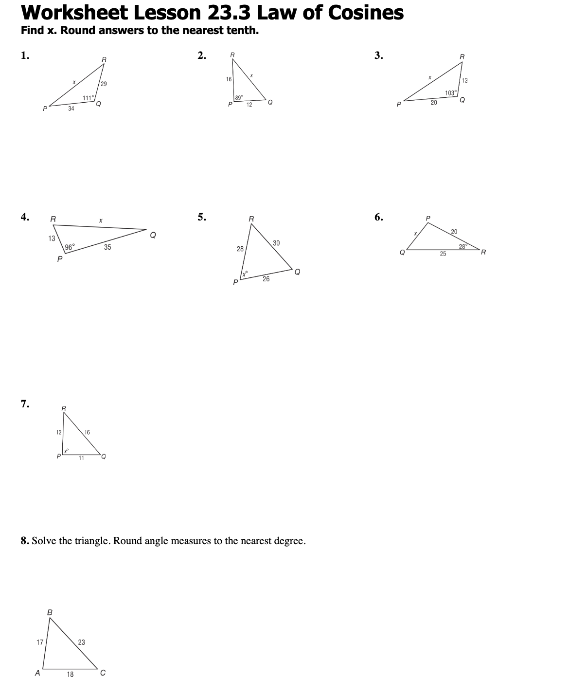 I need help with these 10 questions about law of