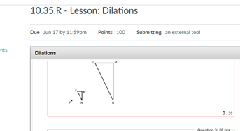 Which of the following represents an image of?LMN