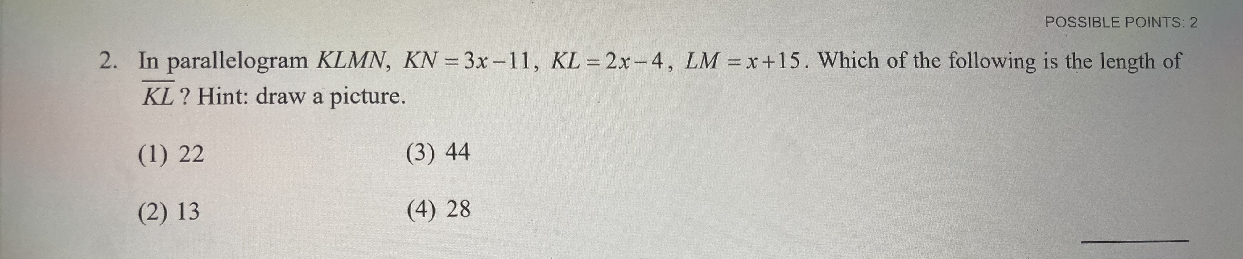 Please help with these questions POSSIBLE POINTS: