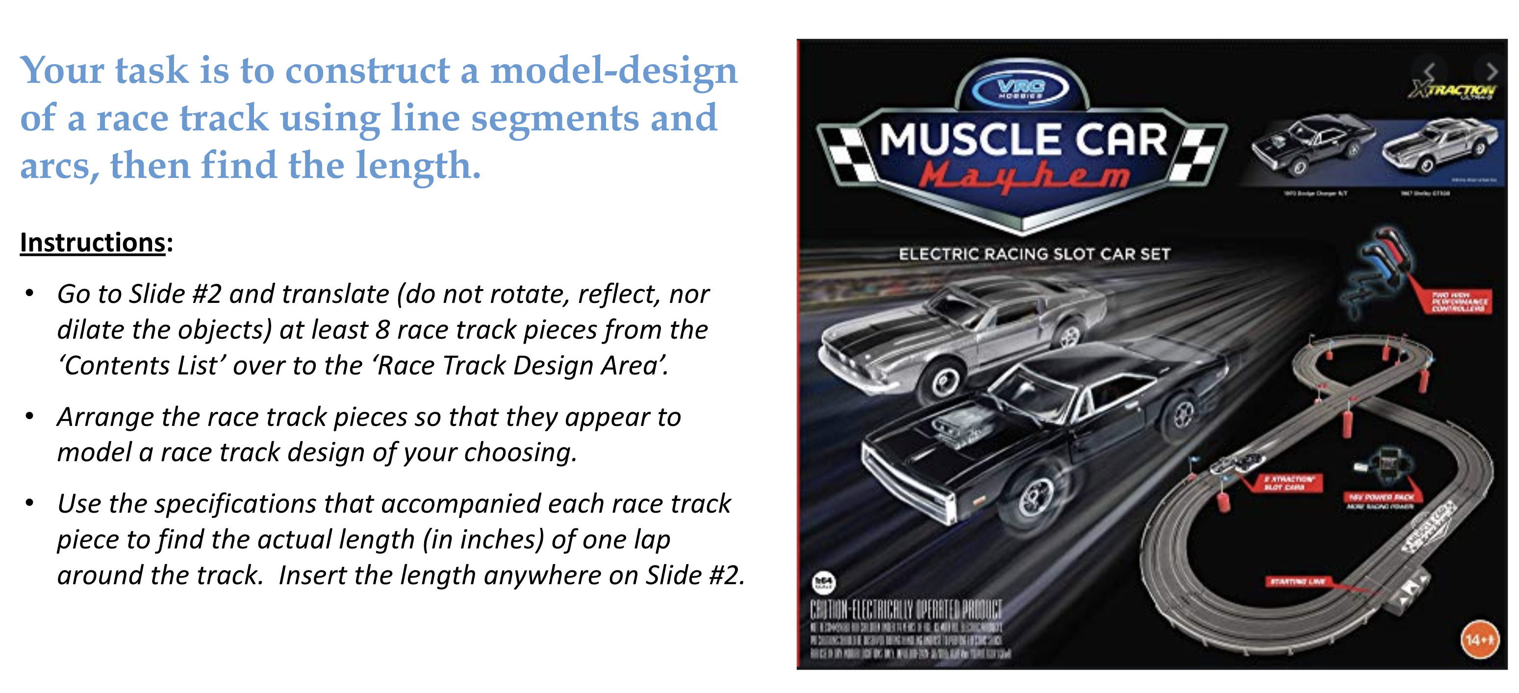 Your task is to construct a model-design of a