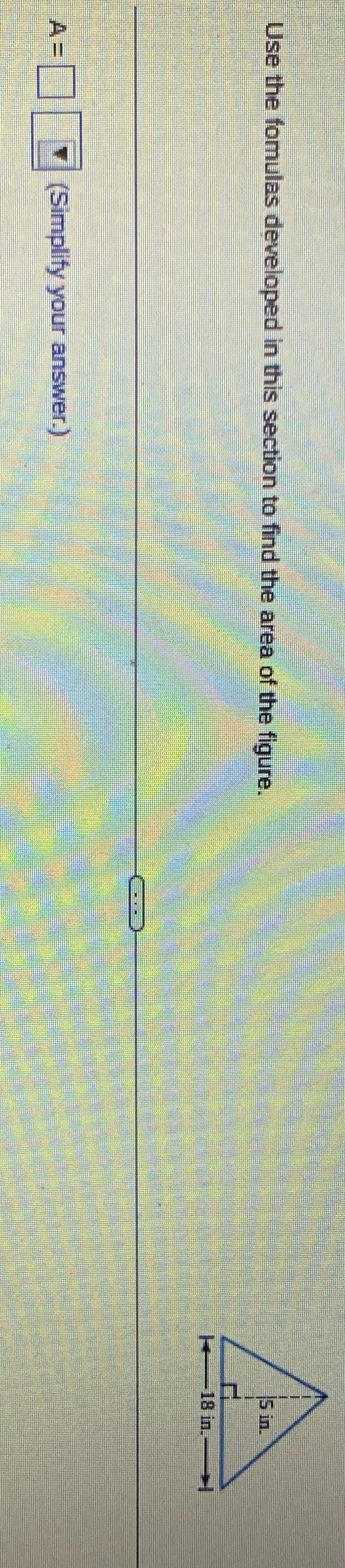 Use the fomulas developed in this section to find