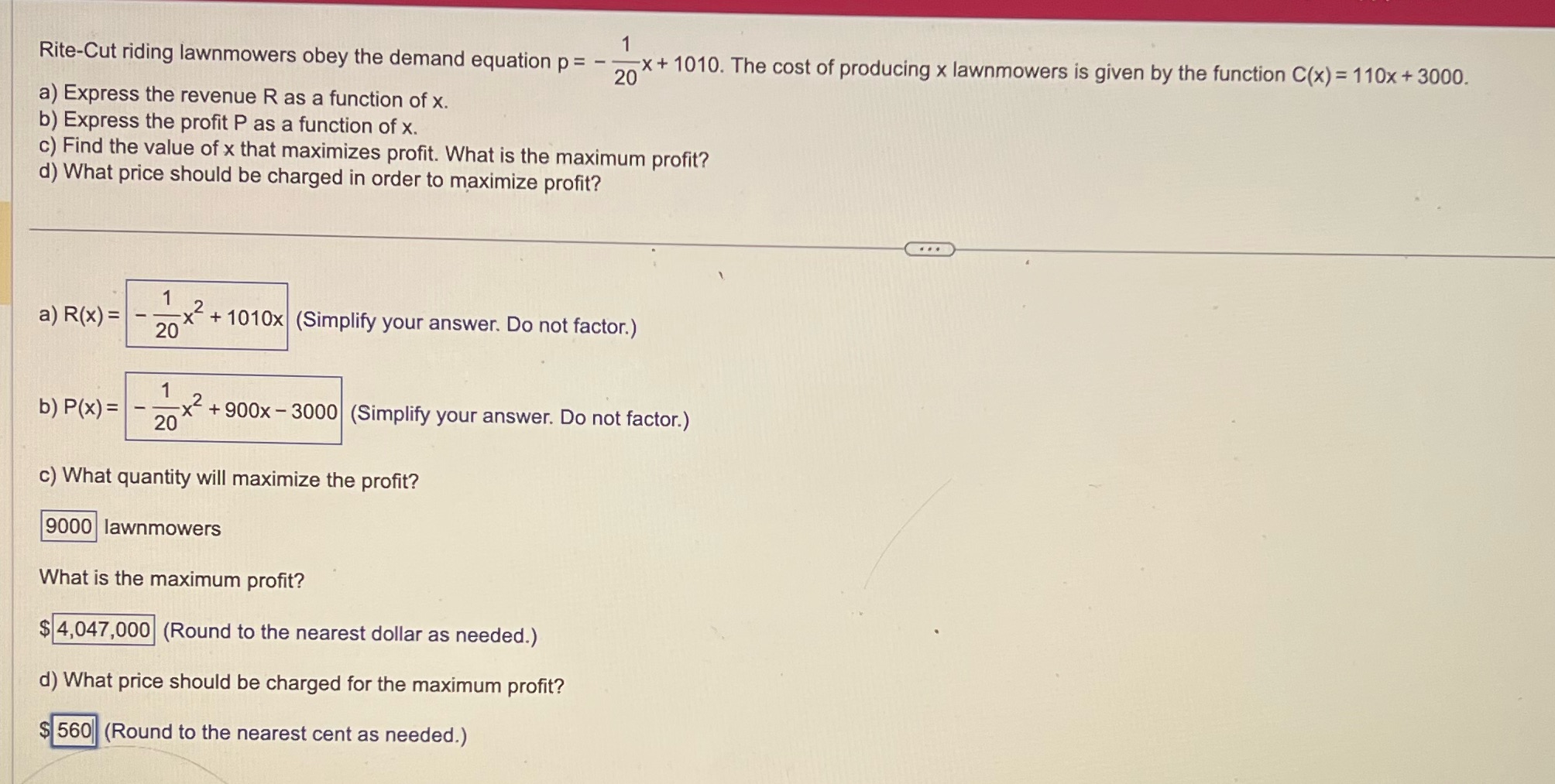 Rite-Cut riding lawnmowers obey the demand