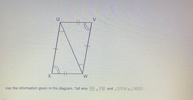 1. V X W Use the Information given in the