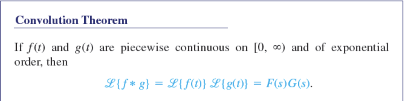 Use Theorem 7.4.2 to evaluate the given Laplace