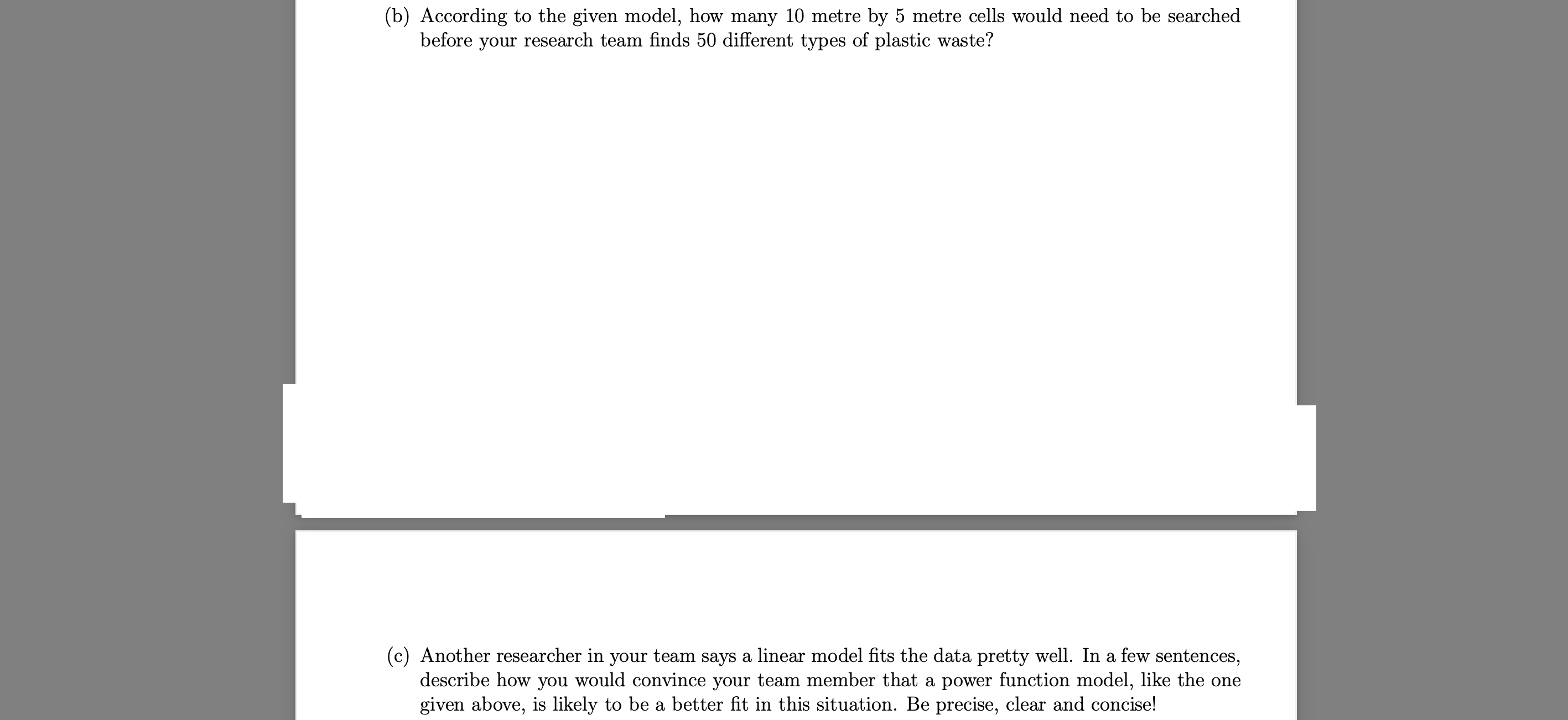 2. Suppose that you are part of a research team