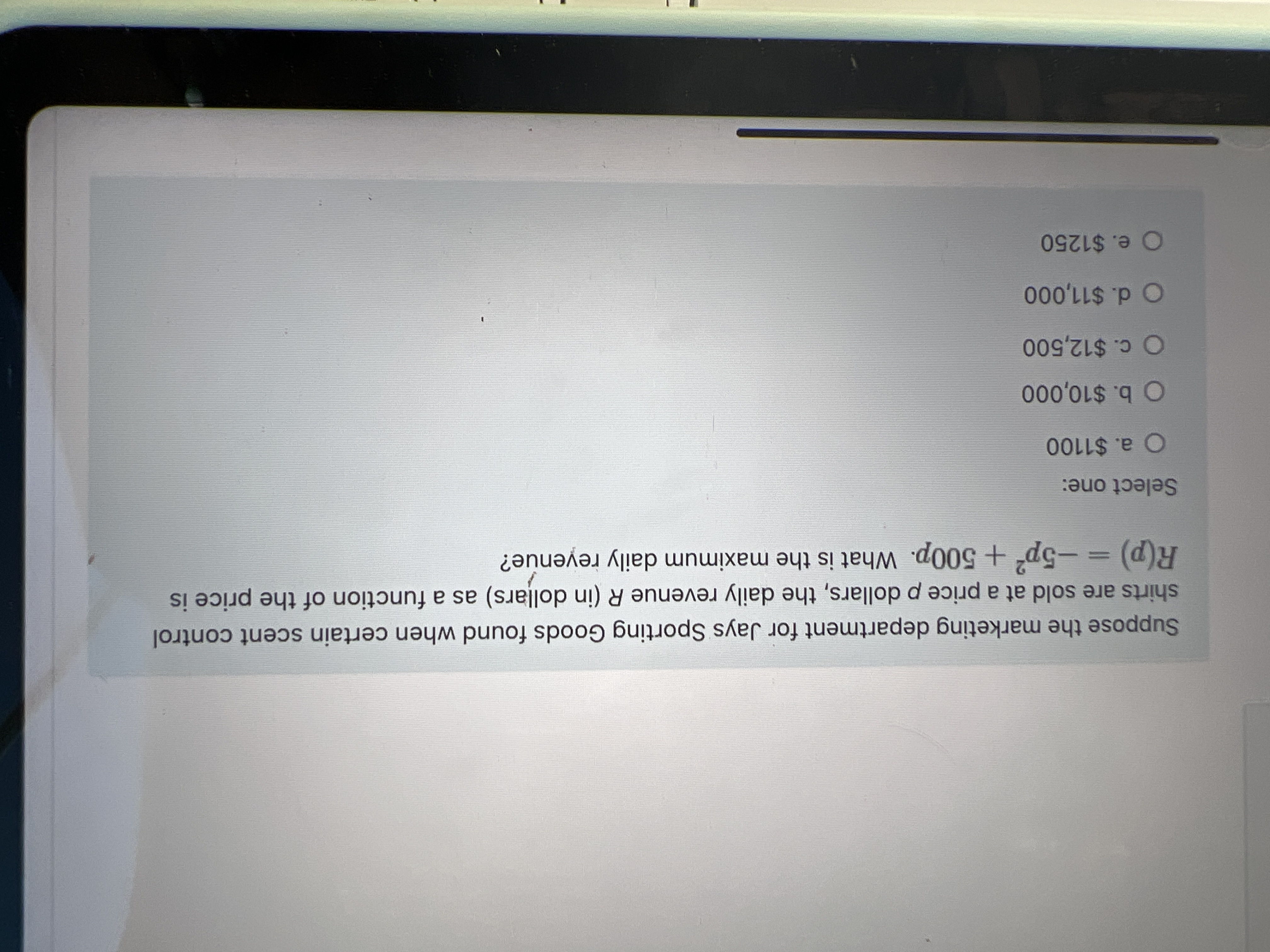 Suppose the marketing department for Jays