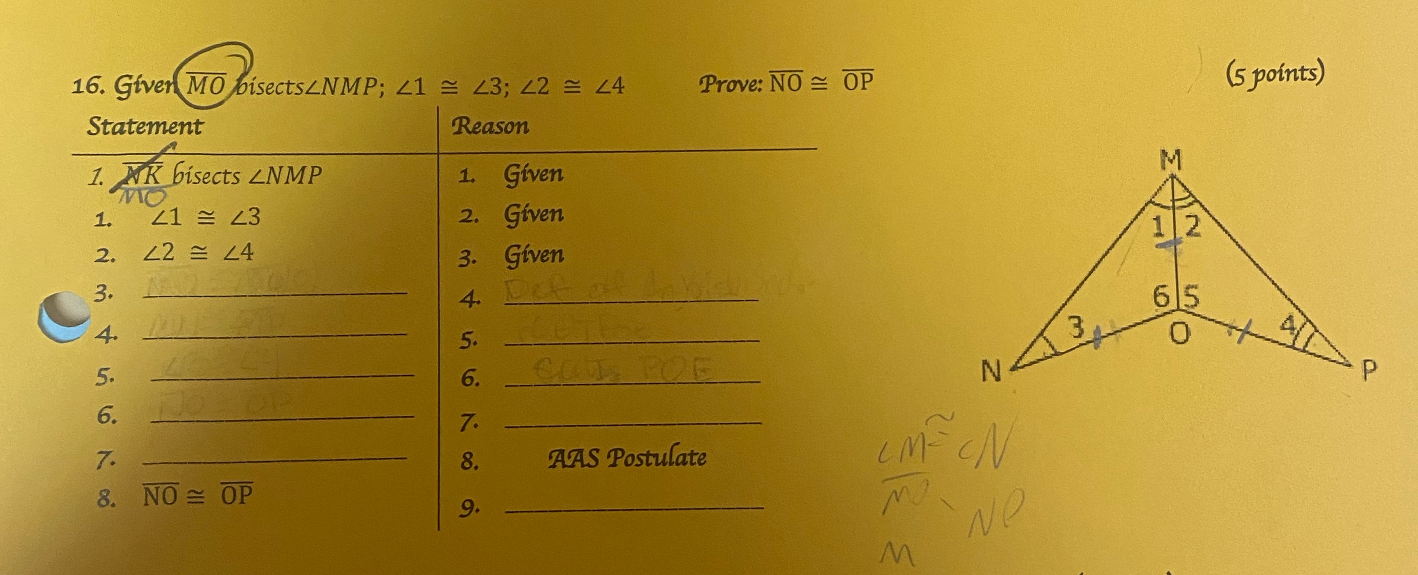 How do you solve this proof from what's given?
