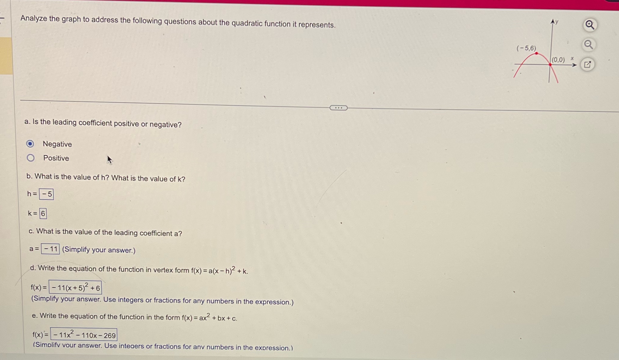 Analyze the graph to address the following
