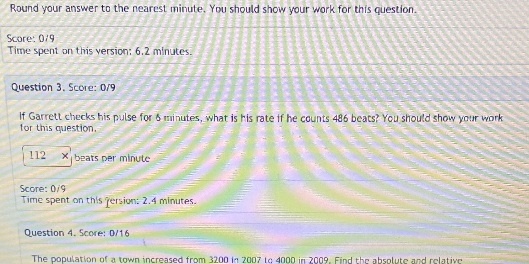 Round your answer to the nearest minute. You