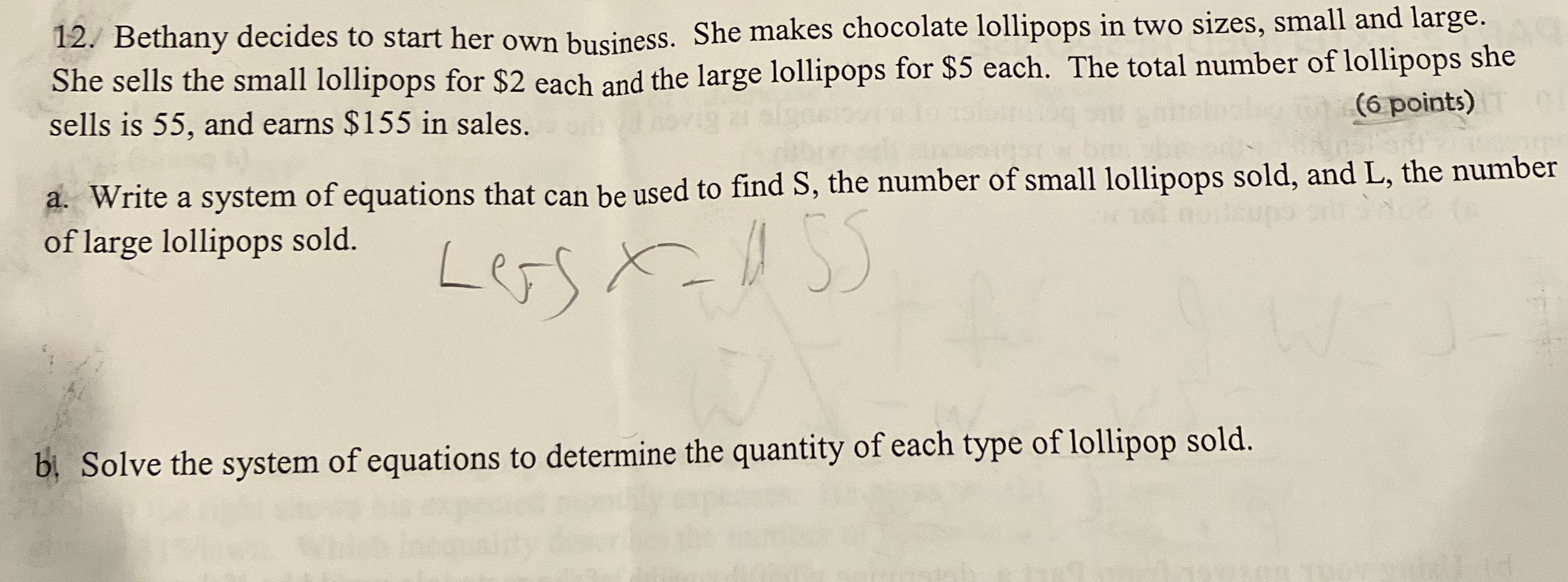 12. Bethany decides to start her own business.