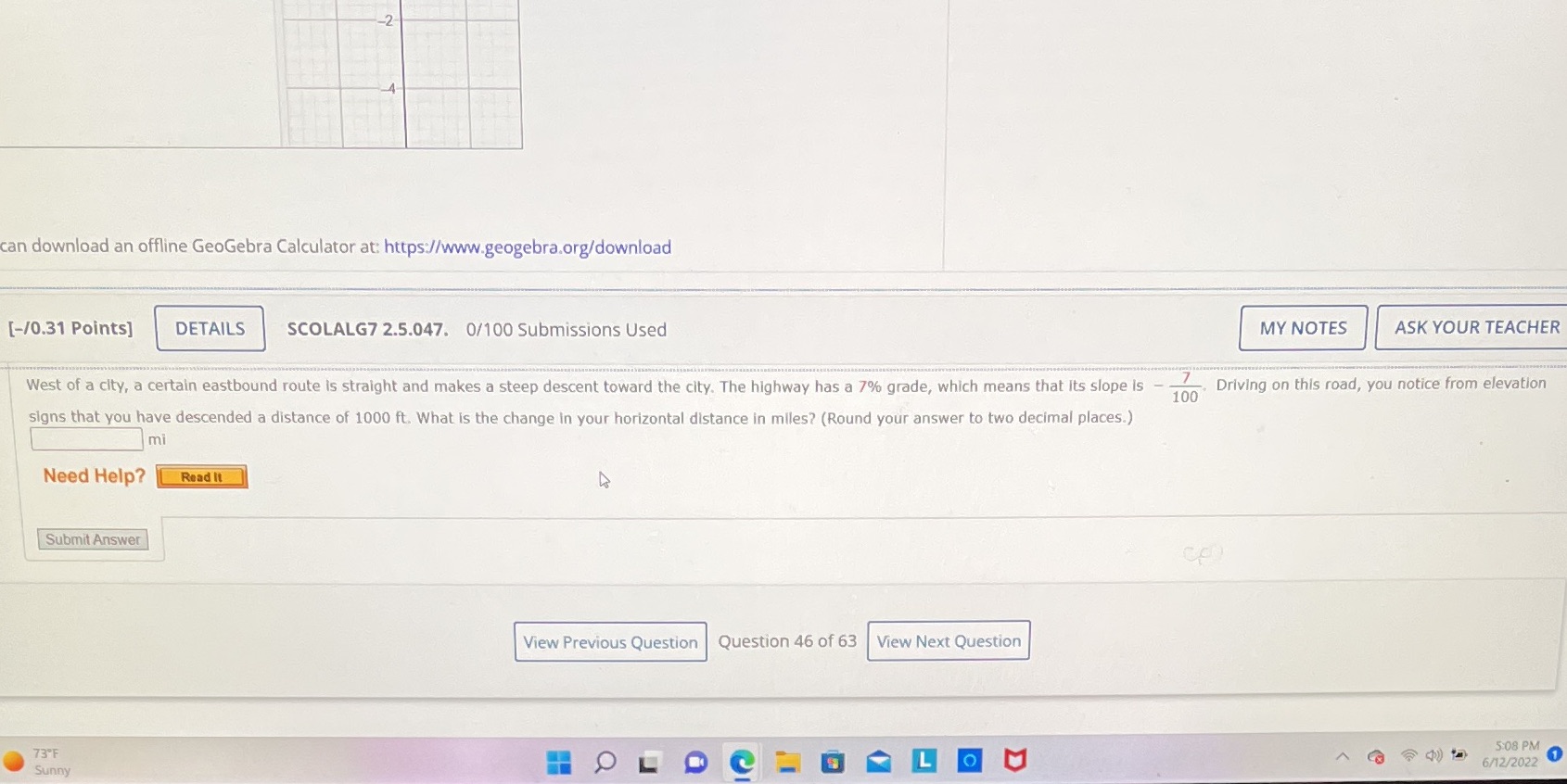 can download an offline GeoGebra Calculator at: