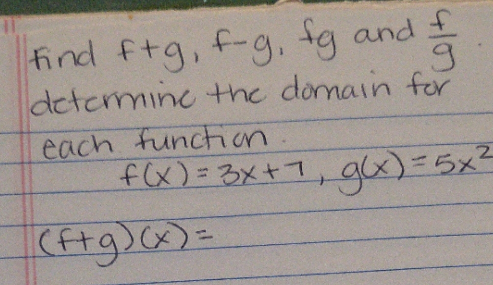 too many moving parts. help! Find ftg, f- g, fo