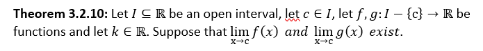 Prove the following theorem using Theorem 3.2.10: