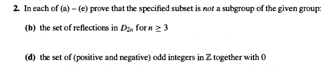 From Dummit and Foote section 2.1 Let G be a