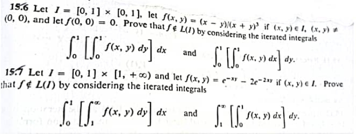 please do fast 15.6 Let / = [0, 1] x [0, I ]. let
