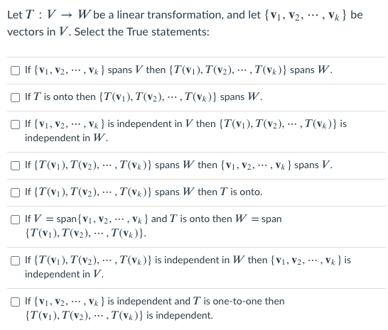 choose all that are true, will leave positive