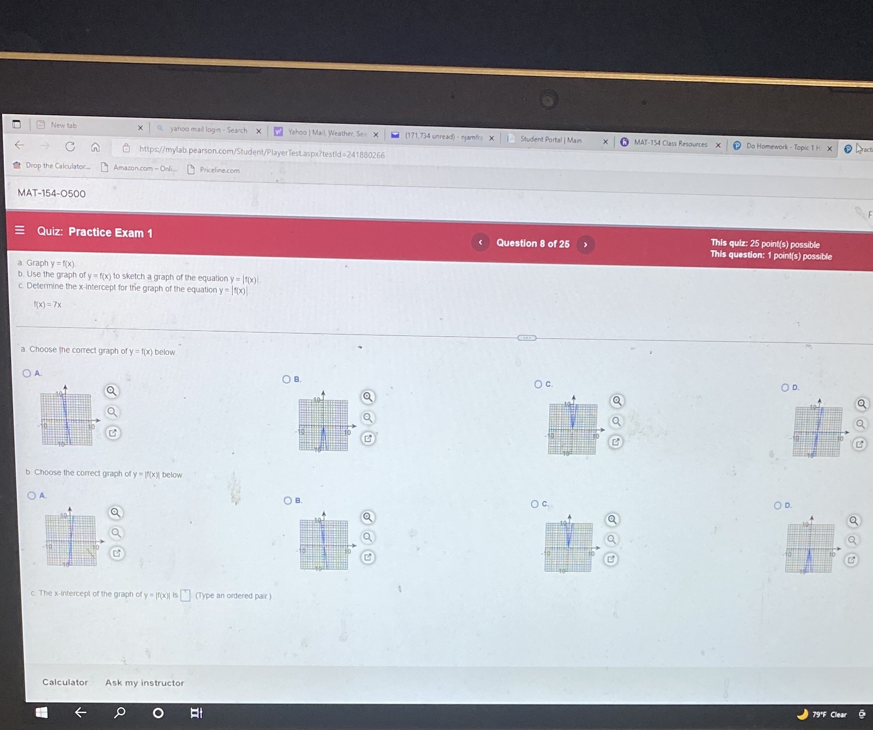 New tab x Q yahoo mail login - Search * v Yahoo |