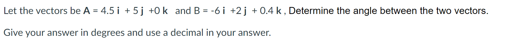 Question 1 If angle theta = 61.2 and side A =